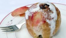 Rezept Bratäpfel mit Mandeln und Rosinen