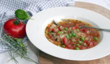 Rezept Minestrone mit Fenchel, Karotten,Tomaten und Erbsen